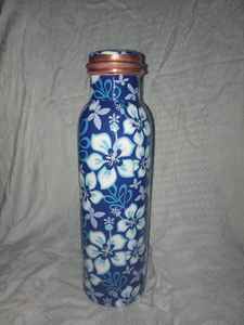 Premium Luxuries 100% Bouteille d'eau en cuivre pur 100% Ayurvedas Bouteille d'eau potable pour les bienfaits pour la santé Bouteille de qualité supérieure - Product Image 6