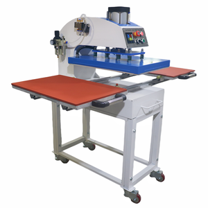 Presse à chaud automatique 40*40 / 40*50 / 40*60 / 48*48 cm, presse à transfert thermique pneumatique à double station pour t-shirts - Product Image 3