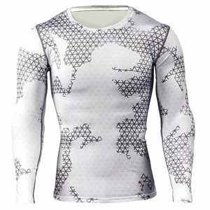 Conception personnalisée et logo Rash Guard fournisseurs pakistanais hommes BJJ Rash Guard dans le prix de vente entier - Product Image 2