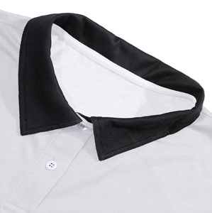 2024 hombres Casual 100% algodón sólido Camisetas manga corta para 220gsm alta calidad antiarrugas botón Jersey cuatro estaciones - Product Image 5