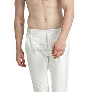 Pantalons pour hommes avec service OEM Pantalons en cuir pour hommes de dernière conception Pantalons en cuir pour hommes de quantité minimale de commande basse d'hiver à vendre - Product Image 4