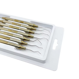 Kit de Curetas Dentales Gracey, Instrumentos Profesionales de Acero Inoxidable para Limpieza Dental, 7 Piezas, para Escalar y Planar Raíces - Product Image 5