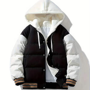 Wholesale Custom Winter Parka Men's Down Puffer Jacket & <b>Coats</b> Plain for Men Padded <b>Bubble</b> <b>Coat</b> - Product Image 6