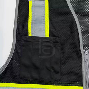Chaquetas de Seguridad Reflectantes Impermeables Hechas a Medida, Sin Mangas, de Alta Visibilidad, Chaquetas de Seguridad Más Vendidas - Product Image 6