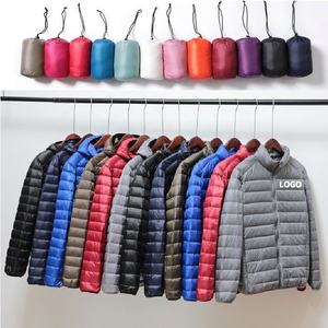 Veste en duvet d'oie unisexe en coton et polyester avec logo personnalisé pour l'hiver Veste en duvet pour hommes - Product Image 1