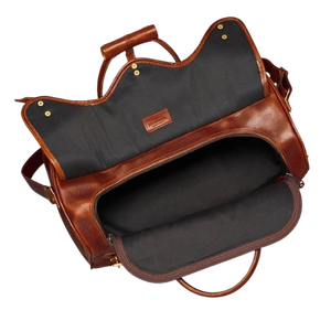 Sac de voyage en cuir Crunch Extra Premium Cuir élégant de haute qualité avec poignée durable Accessoire à la mode - Product Image 1