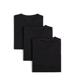 Confortable hommes t-shirt décontracté mode porter doux coton tissu à manches courtes o cou léger respirant en gros conception unie - Product Image 2