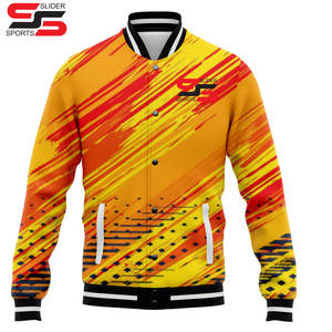 Chaqueta universitaria de calle de alta calidad chaqueta unisex sublimada - Product Image 3