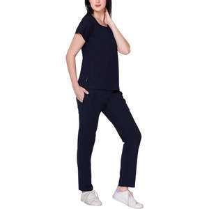 2025ใหม่ชุดวอร์ม2ชิ้นสำหรับผู้หญิงเสื้อยืดผ้าฝ้าย/โพลีเอสเตอร์ระบายอากาศได้ดีเป็นมิตรกับสิ่งแวดล้อม - Product Image 6