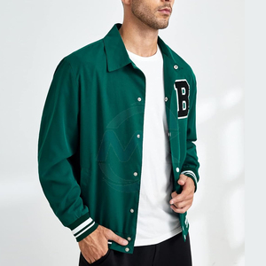 Best Quality Men's Letterman Jackets Winter <b>Stand</b> Collar Windproof Breathable Quick Dry Eco-Friendly Cotton/Wool Casual <b>Work</b> - Product Image 5