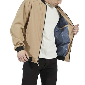 Nouvelle arrivée, service OEM, veste bomber pour homme personnalisée, imperméable, col montant, style automne, vêtements tendance, style streetwear, logo sur le devant - Product Image 4