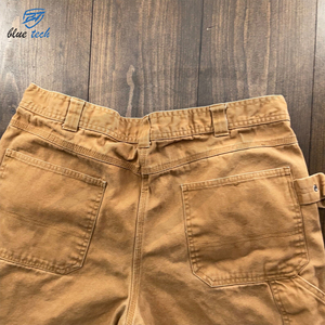 Pantalon cargo formel léger et droit, prix de gros bon marché, fabricant, 100% coton, séchage rapide, taille complète, teinture unie, 2025 - Product Image 6