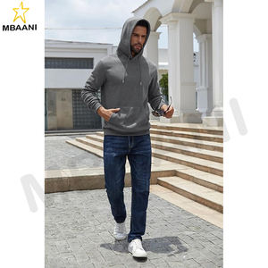 Sudaderas con capucha para hombre y mujer, sudaderas con capucha forradas de lana, sudaderas informales de manga larga con cordón y bolsillo tipo canguro - Product Image 4