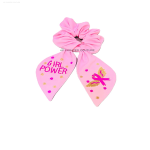 Customized AP CURATED COUTURE Beautiful Beaded <b>Scrunchies</b> Indian Hand Embroidered Hair Accessory Seed Beads Custom Logo Design - Product Image 4