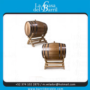 Meilleures ventes Baril à vin en bois de 200 litres Fait à la main Finition laquée à bord noir Prix économique Seau de stockage pour tequila/peinture - Product Image 4