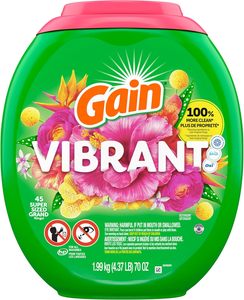 Gain ผงซักฟอกแบบใช้แล้วทิ้ง3-in-1 45แพ็คเป็นมิตรกับสิ่งแวดล้อมพร้อม Febreze และ Oxi - Product Image 5