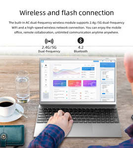 Ordinateur portable AMD Ryzen 9 144Hz Clavier anglais 8 Go + 256 Go DDR4 SSD + HDD Windows 10 Entrepôt américain Neuf - Product Image 3