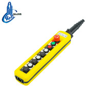 Station de commande suspendue pour palan de grue XCD-64P, étanche IP65, en métal et plastique, 10A 1NO