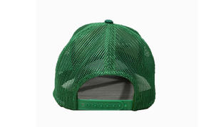 Vente en gros de chapeaux de camionneur 5 panneaux à profil haut personnalisé casquettes de sport en maille avec logo brodé en 3D conçues pour la performance et respirantes - Product Image 4