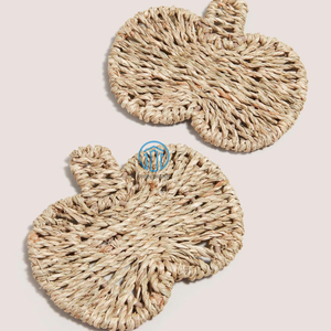 Natural Placemat Seagrass Woven <b>Table</b> <b>Coaster</b> Pumpkin <b>Coaster</b> For <b>Table</b> Decor - Product Image 1