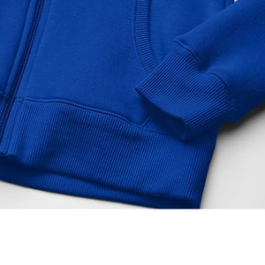 Comfort zipper hoodie <b>neutral</b> tone relaxed silhouette soft touch lightweight midlayer casual apparel - Product Image 5