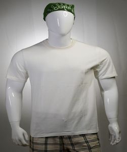 Camiseta de Cuello Redondo de Algodón Orgánico 100% de Alta Calidad, Logotipo Personalizado Impreso en la Parte Delantera, Estilo Casual de Punto, Lavada, Talla Estadounidense, Reciclable - Product Image 5