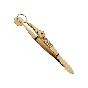 Fórceps Desmarres Chalazion personalizados Recubierto de oro rosa Acero inoxidable Fórceps de disección de párpados oftálmicos manuales Parte superior abierta - Product Image 1