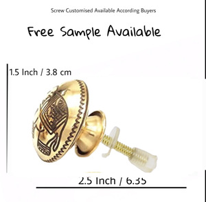 Éléphant moderne en laiton gravé bouton tiroir tirer la poignée pour armoire commode chambre et salle de bain armoires cuisine utilisation - Product Image 3