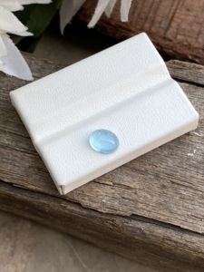 Increíble PIEDRA DE cabujones de forma ovalada de Aguamarina de Color superior Natural con buen brillo, piedras preciosas sueltas para hacer joyas de 1,59 quilates - Product Image 3