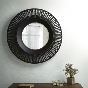 Direct Factory Price Modern <b>Gold</b> Metal Wall <b>Mirror</b> with Beaded Detailing Reasonably Priced Decorative Wall <b>Mirror</b> for Sale - Product Image 6