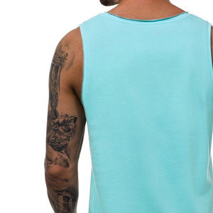 2025 venta al por mayor nueva llegada de los hombres de verano desgaste camiseta sin mangas transpirable de talla grande camiseta sin mangas para los hombres OEM con servicio disponible - Product Image 5