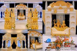 เส้นใยใหม่ที่ทำเวทีการจัดงานแต่งงานที่หรูหราแบบดั้งเดิมเวทีแต่งงานแกรนด์ - Product Image 5