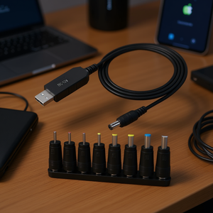 อะแดปเตอร์แปลงสายเคเบิล USB DC 5V เป็น 12V เพื่อเพิ่มพลังงานและการเชื่อมต่อ จำเป็นสำหรับอุปกรณ์เทคโนโลยี - Product Image 3