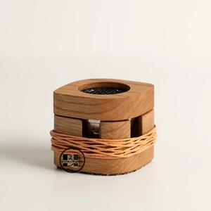 Brûleur d'encens en bois arabe de luxe Bakhoor parfum frais pour bureau à domicile islamique religieux enveloppé chaîne Mobkhar couleur mate - Product Image 1