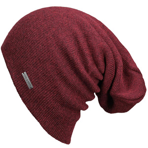Gorro de invierno personalizado de alta calidad 100% lana informal ligero térmico elástico gorro de punto con logotipo personalizado - Product Image 6