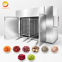 24 plateaux chauffage au gaz alimentaire fruits poisson viande légumes machine de séchage alimentaire déshydrateur