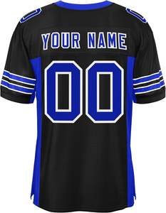 Camisetas de fútbol de malla de alto rendimiento personalizadas para juegos de clima cálido de verano, mangas cortas transpirables que absorben la humedad de talla grande - Product Image 2