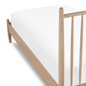 Modern Twin Kids <b>Bed</b> Solid <b>Wood</b> Material Natural Color Finish Customized Size for Kids Bedroom Furniture - Product Image 5