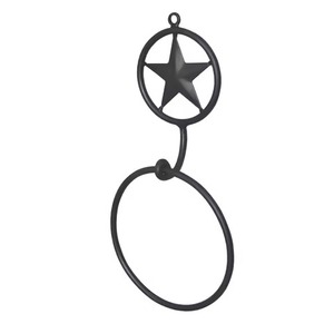 Toallero de pared de palmera de hierro fundido, toallero hecho a mano de hierro forjado para baño y cocina - Product Image 3