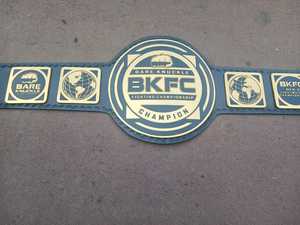 เข็มขัดหนังแท้รุ่นเฮฟวีเวต8มม. เข็มขัดรางวัลแบบดั้งเดิมสำหรับการแข่งขันศิลปะการต่อสู้ - Product Image 4