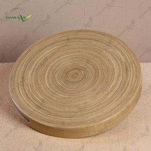 Plateau de service en bambou de haute qualité, tailles personnalisées, respectueux de l'environnement, décorations modernes pour la maison, multifonctionnel, sans danger pour les aliments, personnalisable - Product Image 5