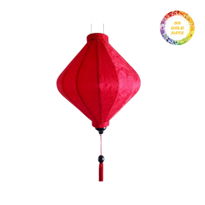 โคมไฟดอกบัวผ้าไหมขายส่ง โคมไฟโฮอิอันแบบดั้งเดิมของเวียดนาม สำหรับบาร์ ร้านอาหาร โคมไฟผ้าไหมทำมือ ราคาถูก - Product Image 2