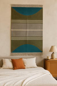 Alfombra de Área Moderna, Suave y Delgada, de Algodón con Estampado Novedoso, Hecha a Mano, Ecológica, Apta para Mascotas, Lavable, para Decoración del Hogar - Product Image 2