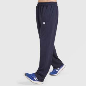 Pantalon Cargo Personnalisable avec Logo pour Homme, Bleu Marine, 100% Coton Côtelé, Style Formel, Fermeture Éclair Décorative, Tailles XL à 6XL, Coupe Droite - Product Image 3