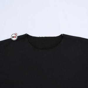 Qualité supérieure 100% coton Chemise personnalisée de luxe Unisexe 2 en 1 Double couche T-shirt à manches longues Double couche T-shirt à manches - Product Image 3