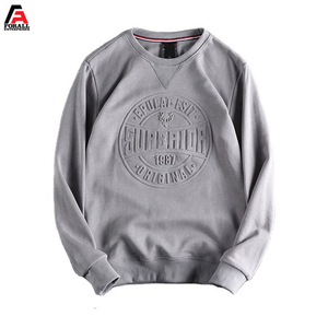 เสื้อฮู้ด3D โอเวอร์ไซส์ผ้าฝ้าย100% มีลายนูนสไตล์วินเทจสำหรับฤดูหนาว - Product Image 4