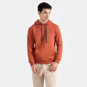 Customized Men's 380 GSM Fleece Pullover Hoodies Good Quality Screen Printed Casual Outdoor Full Sleeve <b>Winter</b> Plain Dyed Hoodie - Product Image 6