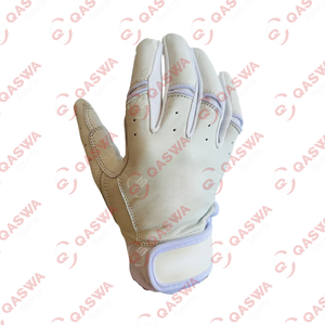 Gants de frappe de baseball ajustables et confortables à manchette courte de couleur noire nouveau style de gants de frappe de softball légers - Product Image 5