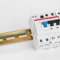 Rail DIN en acier TH35-7.5 de 35 mm pour MCB, bornier C45, montage électrique, rail de guidage industriel, rail de boîte de distribution