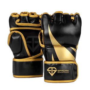 Guantes de Entrenamiento de Lucha MMA, Fabricación Profesional, Guantes de Lucha MMA de Cuero, Material Duradero - Product Image 2